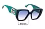 Sunglass Fix Replacement Lenses for Gucci GG0956S - 54mm Wide 