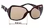 Sunglass Fix Ersatzgläser für Gucci GG3512/S - 63mm Wide 