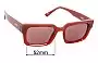Sunglass Fix Replacement Lenses for Liive Oney - 52mm Wide 