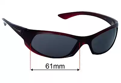 Mako Unknown Model Replacement Lenses 61mm wide 