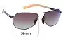 Sunglass Fix Verres de Remplacement pour Maui Jim MJ327 Guardrails - 58mm Wide 