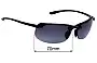 Sunglass Fix Lentes de Repuesto para Maui Jim MJ412 Banyans - 70mm Wide 