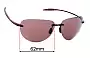 Sunglass Fix Lentes de Repuesto para Maui Jim MJ421 Sugar Beach - 62mm Wide 