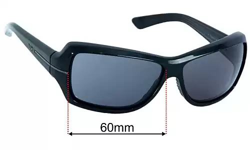 Nike EV0374 Precocious Lentilles de Remplacement 60mm wide 