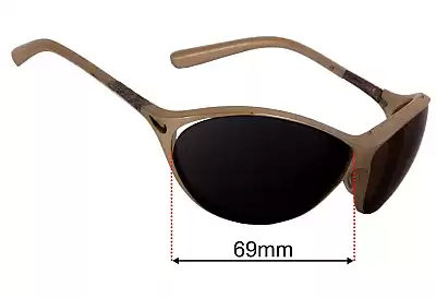 Nike EV0469 Inspire Replacement Lenses 69mm wide 