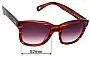 Sunglass Fix Lentes de Repuesto para Paul Smith Farren - 52mm Wide 