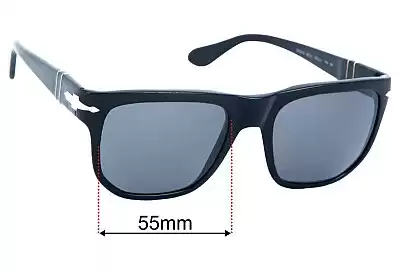 Persol 3306-S Replacement Lenses 55mm wide 