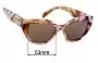 Sunglass Fix Replacement Lenses for Prada SPRA09 - 53mm Wide 