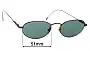 Sunglass Fix Replacement Lenses for Polo Polo Classic 236 - 51mm Wide 