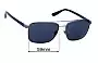 Sunglass Fix Verres de Remplacement pour Polo Polo PH 3137 - 59mm Wide 