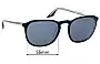 Sunglass Fix Replacement Lenses for Ray-Ban RB2203F (Low Bridge Fit) - 55mm Wide 