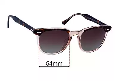 Ray-Ban RB2298F Hawkeye Replacement Lenses 54mm wide 