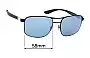 Sunglass Fix Ersatzgläser für Ray-Ban RB3660CH - 58mm Wide 
