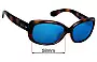 Sunglass Fix Replacement Lenses for Ray-Ban RB4101 Jackie Ohh - 58mm Wide 