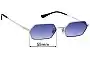 Sunglass Fix Replacement Lenses for Ray-Ban RB3728 Yevi - 55mm Wide 