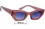 Sunglass Fix Ersatzgläser für Ray-Ban RB4430 Zena - 49mm Wide 