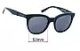Sunglass Fix Replacement Lenses for Sass & Bide Atlantis - 53mm Wide 