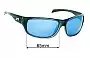 Sunglass Fix Lentes de Repuesto para Sundog United - 65mm Wide 