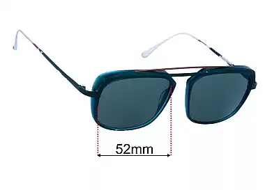 Talla Eyewear Pinza Replacement Lenses 52mm wide 