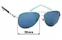 Sunglass Fix Verres de Remplacement pour Tiffany & Co TF 3049-B - 58mm Wide 