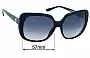 Sunglass Fix Replacement Lenses for Tory Burch TY7112 - 57mm Wide 
