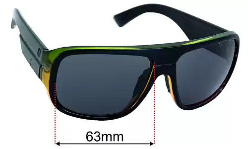Von Zipper Gatti Ersatzlinsen 63mm wide 