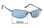 Sunglass Fix Replacement Lenses for Vuarnet Pouilloux Ref.174 - 64mm Wide 