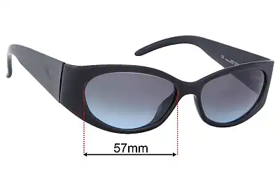 Christian Dior Rome Berlin Replacement Lenses 57mm wide 