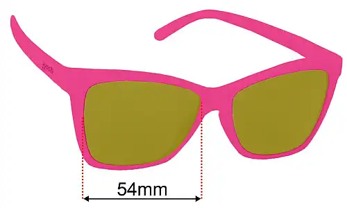 Goodr Approaching Cult Status  Lentilles de Remplacement 54mm wide 