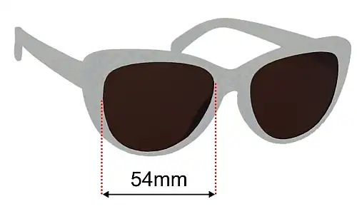 Goodr Gingham Is Sooo Last Year  Lentilles de Remplacement 54mm wide 