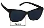 Sunglass Fix Replacement Lenses for Goodr New Wave Renegade - 54mm Wide 