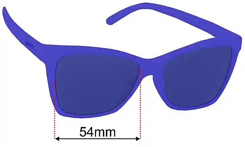 Goodr Pop Art Prodigy  Replacement Lenses 54mm wide 