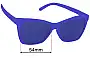 Sunglass Fix Replacement Lenses for Goodr Pop Art Prodigy - 54mm Wide 