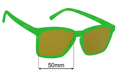 Goodr Short With Benefits Replacement Lenses 50mm wide 