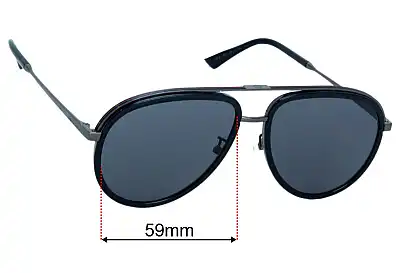 Gucci GG1097S Ersatzgläser 59mm wide 
