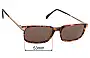 Sunglass Fix Replacement Lenses for Joop Mod 8215 - 53mm Wide 