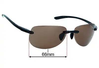 Maui Jim MJ914 Hapuna RX Verres de Remplacement 66mm wide 