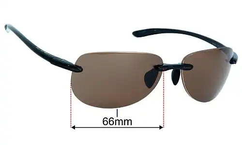 Maui Jim MJ914 Hapuna RX Ersatzlinsen 66mm wide 