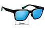 Sunglass Fix Replacement Lenses for Maui Jim MJ631 Punikai - 56mm Wide 