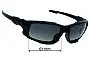 Sunglass Fix Replacement Lenses for Oakley SI Shock Tube OO9329 - 61mm Wide 