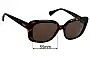Sunglass Fix Replacement Lenses for Ralph Lauren RA 5241 - 55mm Wide 