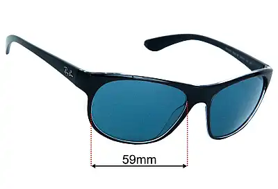 Ray-Ban RB4351 Replacement Lenses 59mm wide 
