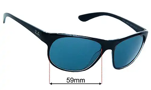 Ray-Ban RB4351 Ersatzlinsen 59mm wide 