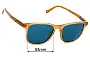 Sunglass Fix Replacement Lenses for Vuarnet VL1618 - 53mm Wide 