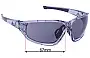 Sunglass Fix Replacement Lenses for Adidas AD10 Evil Eye Evo Basic S - 67mm Wide 