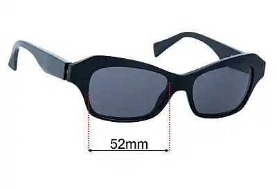 Alain Mikli AL1031 Ersatzgläser 52mm wide 