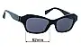 Sunglass Fix Lentes de Repuesto para Alain Mikli AL1031 - 52mm Wide 