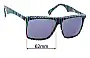 Sunglass Fix Replacement Lenses for AM Eyewear Sam - 62mm Wide 