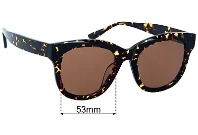 Bailey Nelson  Elizabeth Replacement Lenses 53mm wide 