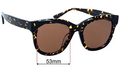 Bailey Nelson  Elizabeth Replacement Lenses 53mm wide 